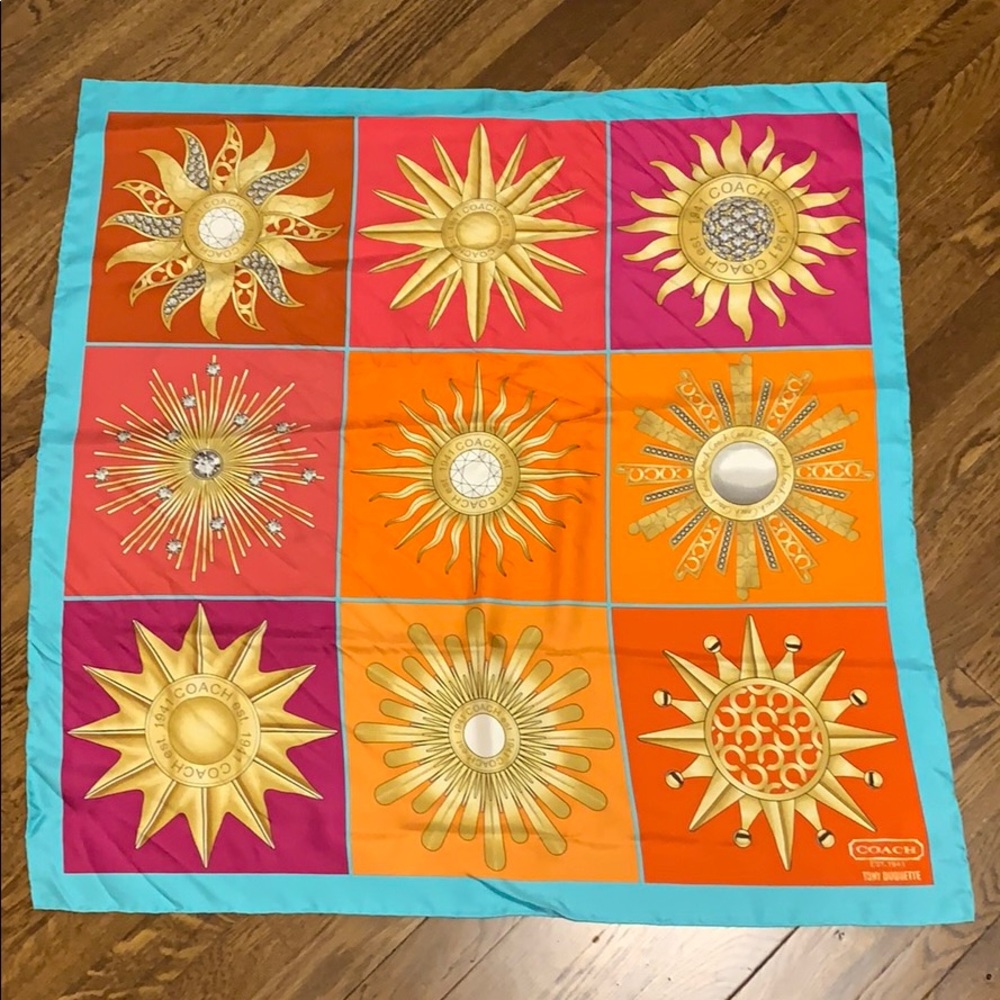 COACH limited edition Tony Duquette x COACH scarf